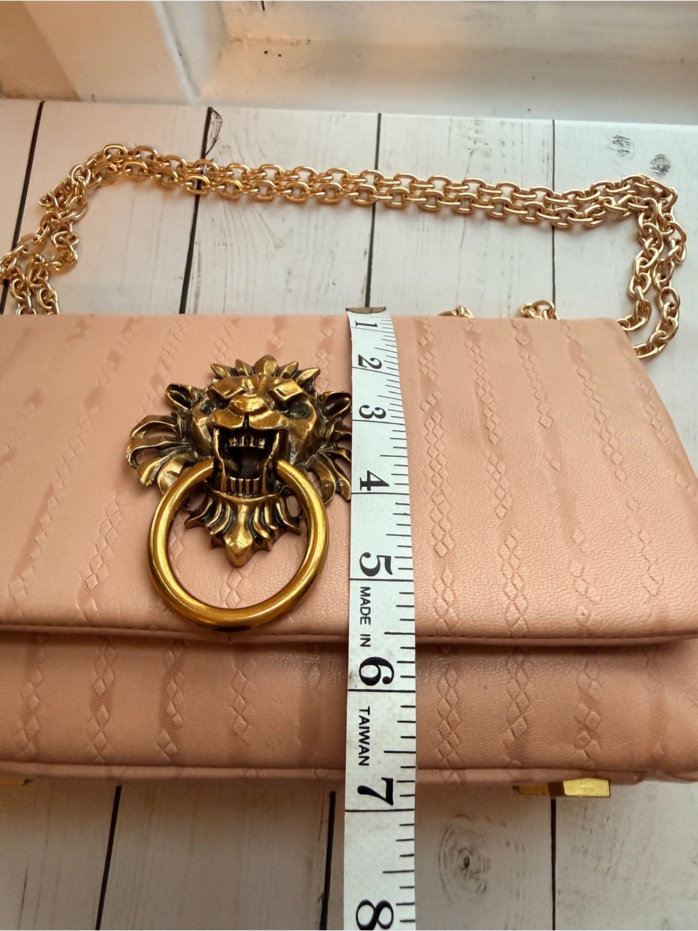 Sharif | Lion’s Gate Pink Leather Shoulder/Crossbody Bag - Picture 11 of 15